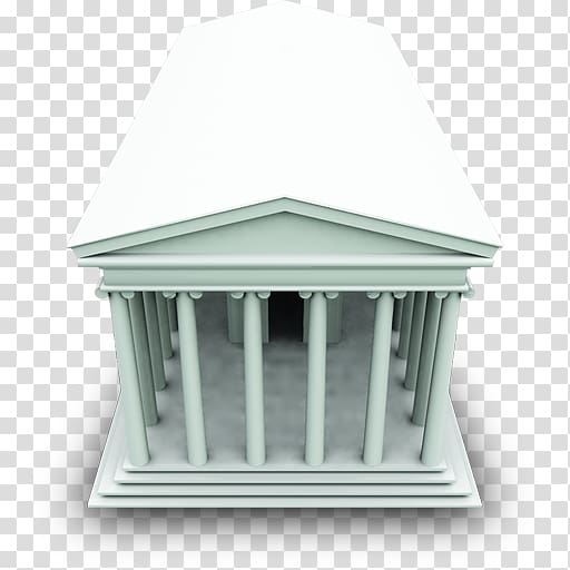 white Pantheon scale model, angle column house shed, IonicTemple transparent background PNG clipart