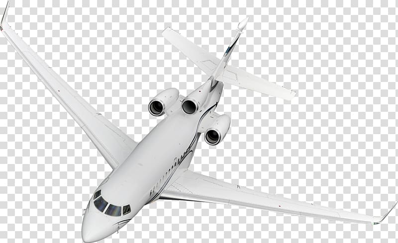 Aerospace Engineering General aviation Motor glider, falcon 7x transparent background PNG clipart