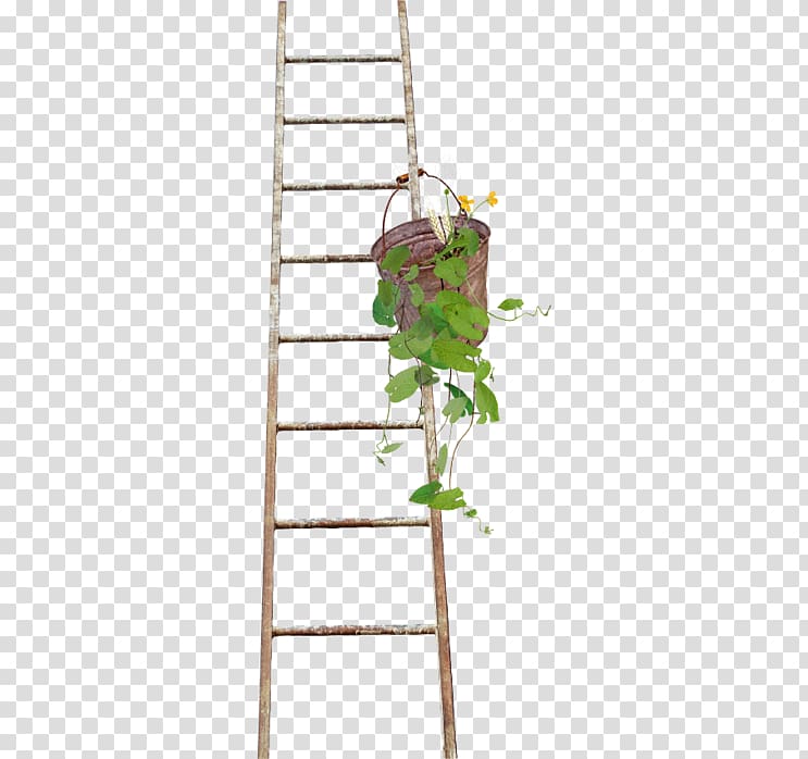 Ladder Wood Stairs Paper, Wooden ladder transparent background PNG clipart
