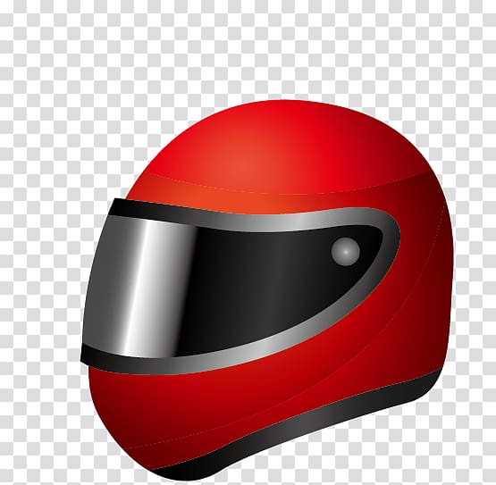 Motorcycle helmet Red Hard hat Cartoon, Red helmet transparent background PNG clipart