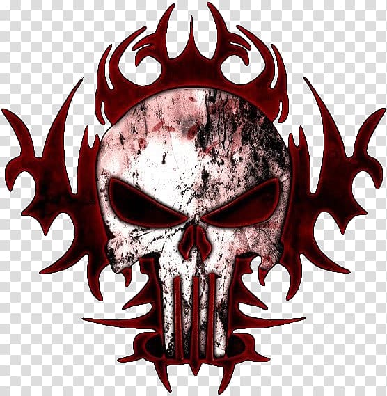 Punisher Art Human skull symbolism Decal, others transparent background PNG clipart