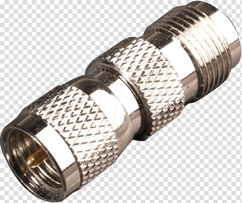 Coaxial cable TNC connector Miniature UHF connector Electrical connector, transparent background PNG clipart