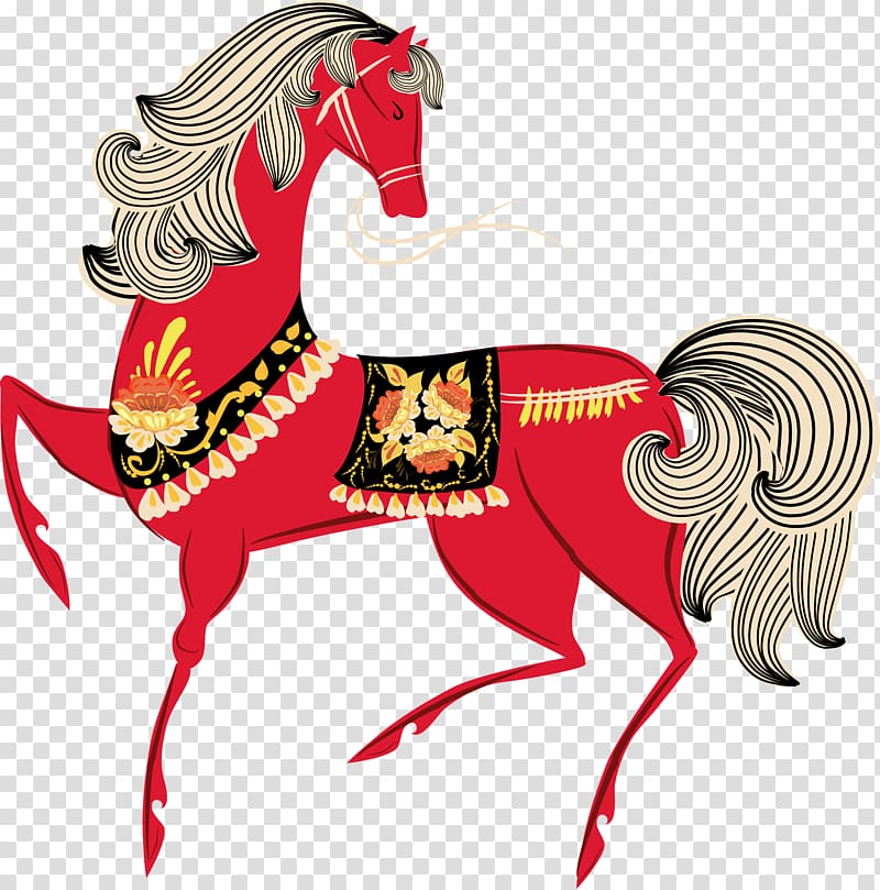Horse Illustration, Ferghana BMW transparent background PNG clipart