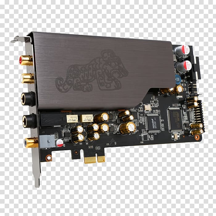Sound Cards & Audio Adapters PCI Express Asus Xonar, Sound Card transparent background PNG clipart
