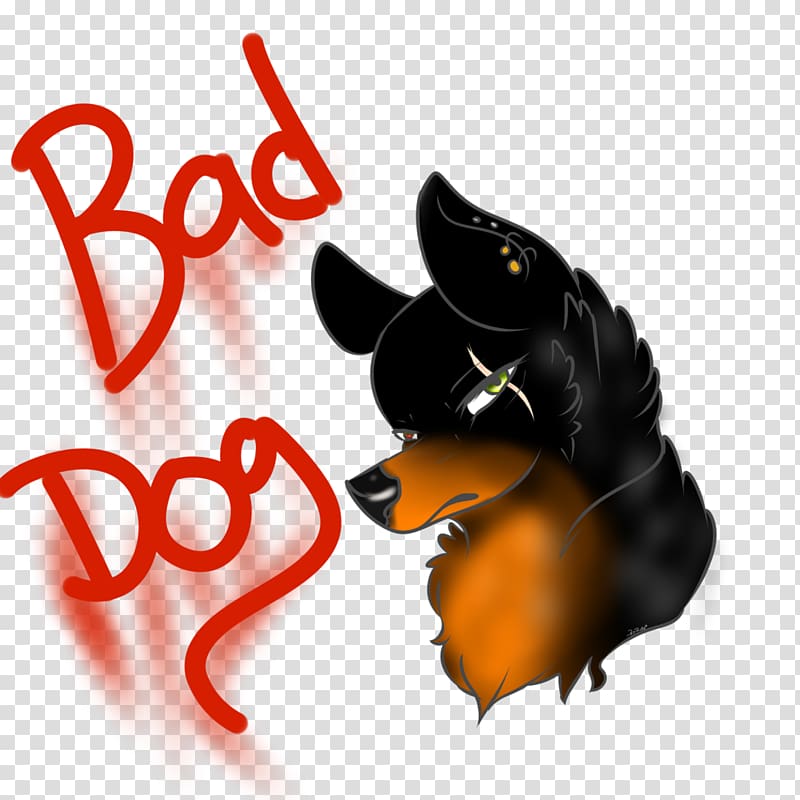 Dog Logo Snout Font, Bad dog transparent background PNG clipart