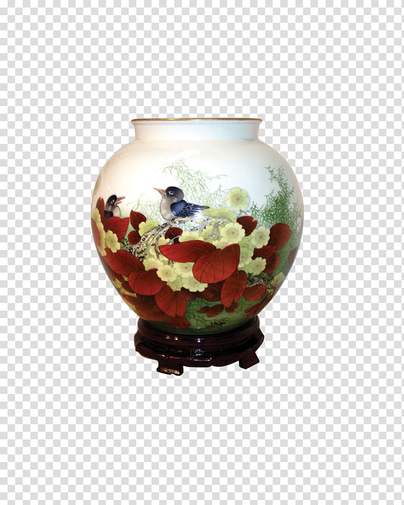 Chinoiserie Poster Porcelain, vase transparent background PNG clipart