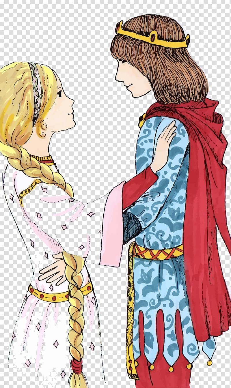 The Frog Prince Rapunzel Princess, Prince and Princess transparent background PNG clipart