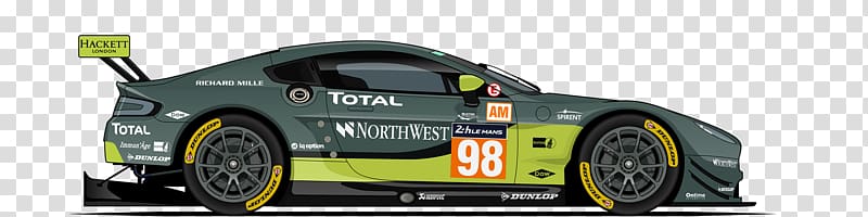 2017 24 Hours of Le Mans Sports car racing Aston Martin Racing, AUTO SPA transparent background PNG clipart