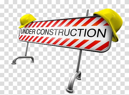 Under construction transparent background PNG clipart