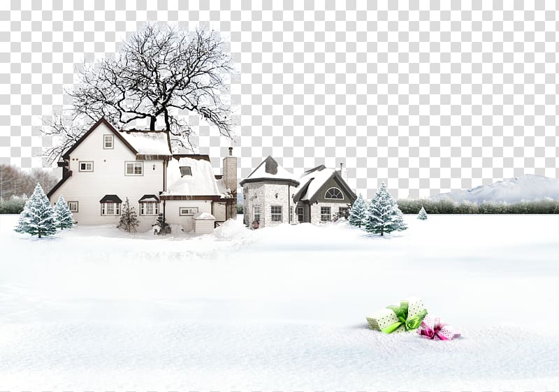 Snow Winter Lidong , winter is here transparent background PNG clipart