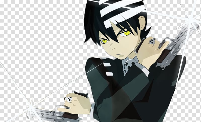 Death the Kid Black Star Anime Soul Eater, death eater transparent background PNG clipart