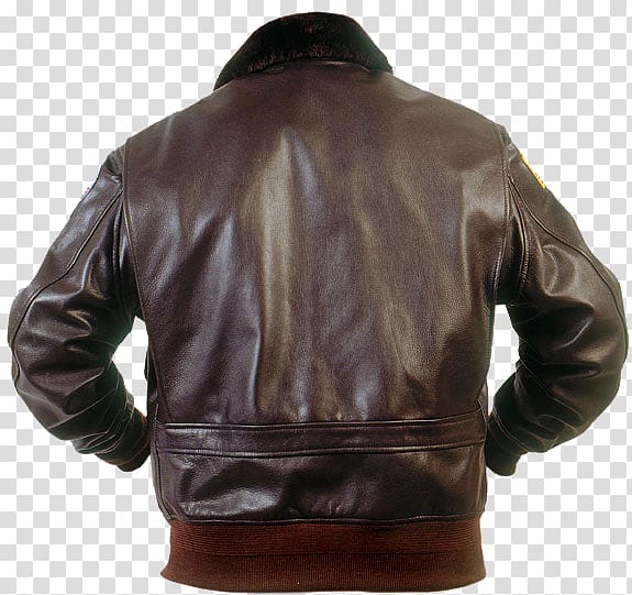 G-1 military flight jacket Leather jacket, jacket transparent background PNG clipart