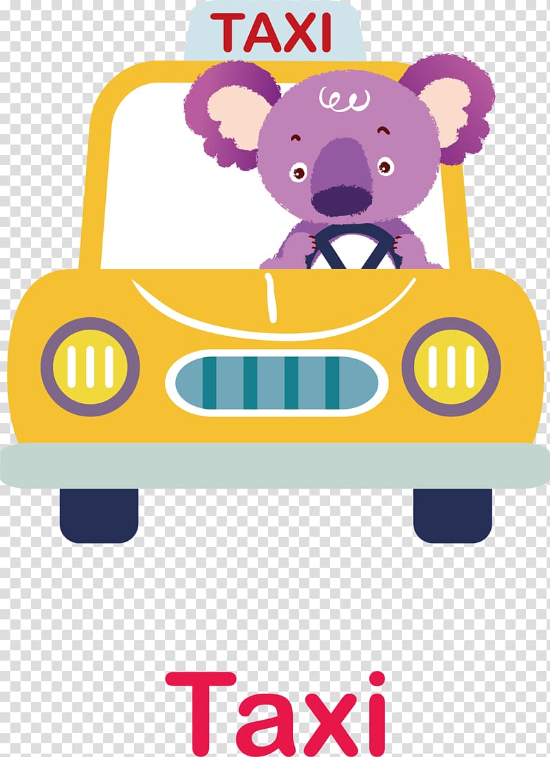 Cartoon , Bear drive transparent background PNG clipart