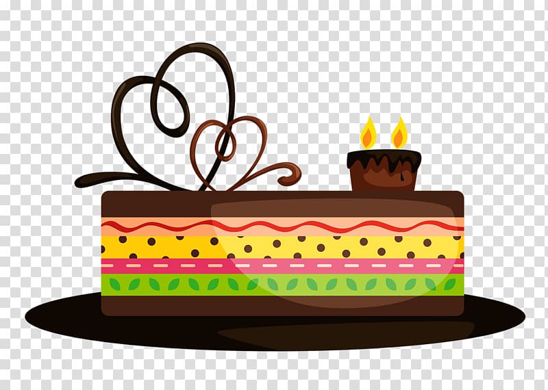 Birthday cake Chocolate cake Cupcake, Round chocolate cake color transparent background PNG clipart