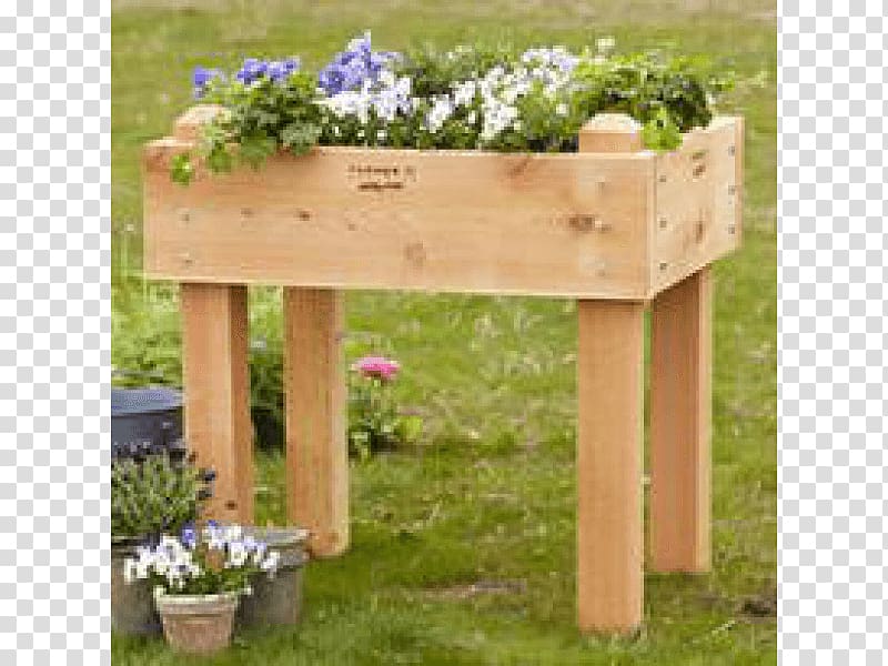 Table Raised-bed gardening Flower box Flower garden, table transparent background PNG clipart