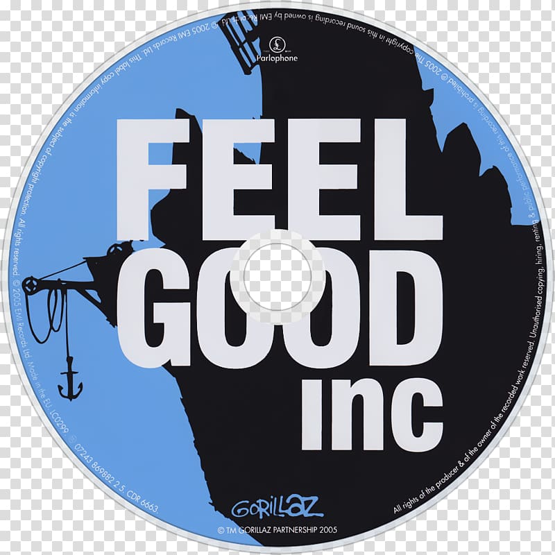 Feel Good Inc. EP Gorillaz Demon Days Music, Feel Good transparent background PNG clipart