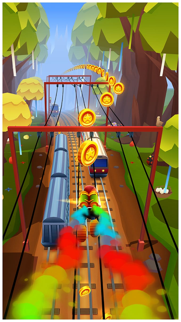 Game Jungle Subway Surfer online. Play for free