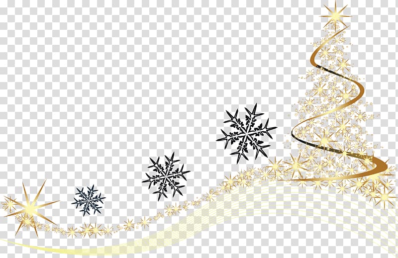 stars and snow flakes illustration, Christmas, Christmas elements transparent background PNG clipart