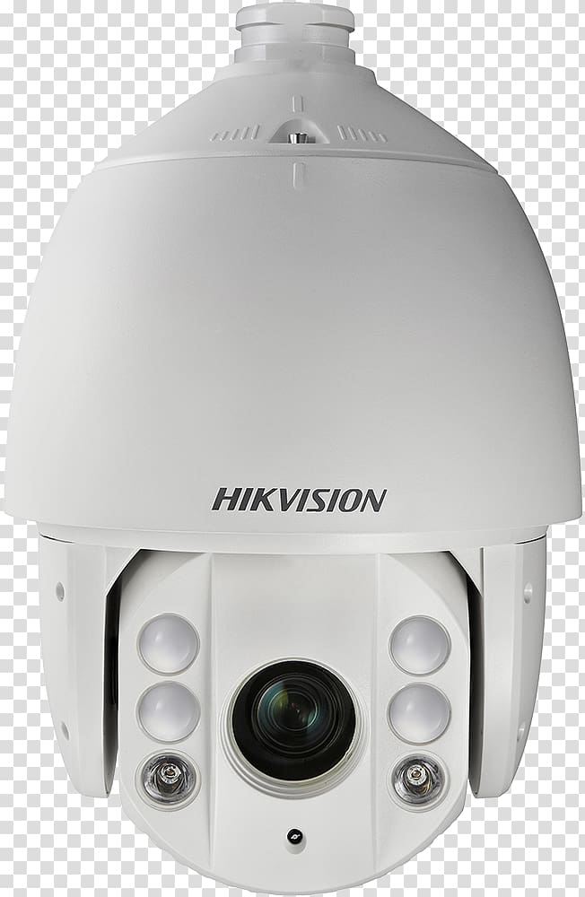 Pan–tilt–zoom camera 2MP IR Ptz, 3D dnr, Ultra bajo Hikvision IP camera, Camera transparent background PNG clipart