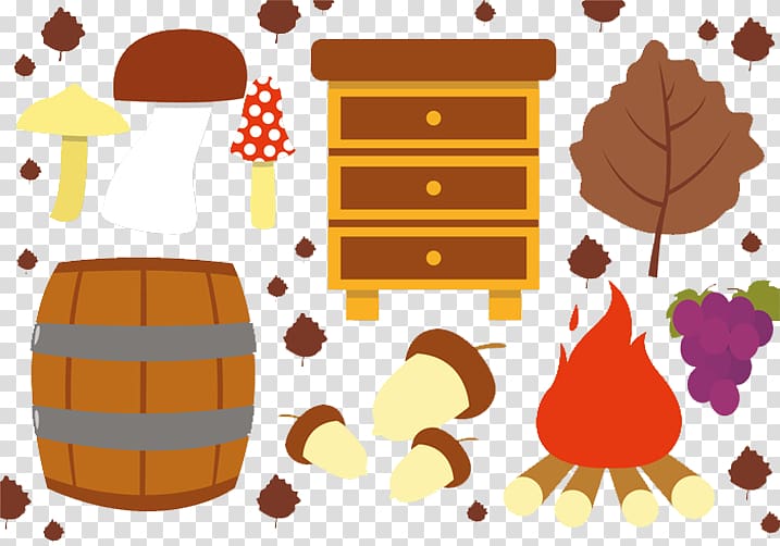Nightstand Cabinetry Barrel, Mushrooms cabinet cask matches transparent background PNG clipart