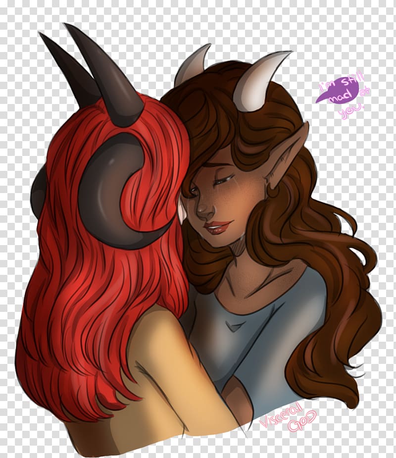 Demon Horse Ear Hair coloring Cartoon, demon transparent background PNG clipart