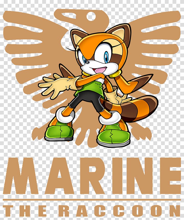 Marine the Raccoon Ariciul Sonic Shadow the Hedgehog , raccoon transparent background PNG clipart