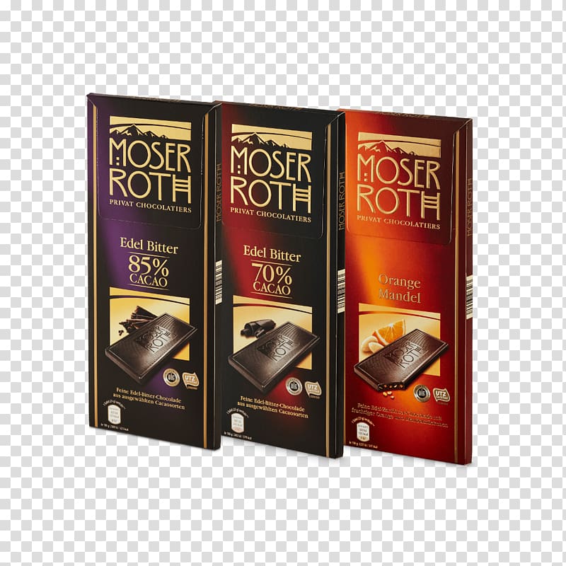 Mousse Moser-Roth Dark chocolate Display advertising, chocolate transparent background PNG clipart