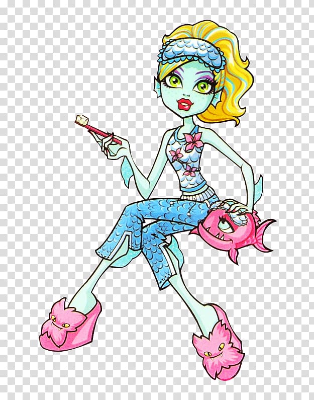 Frankie Stein Monster High: Ghoul Spirit Doll, TIRED transparent background PNG clipart