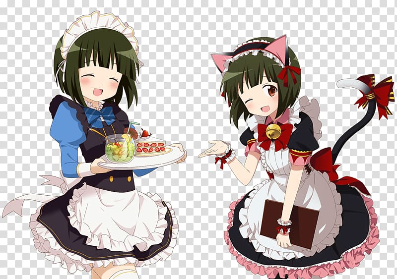 Maid Anime, Anime transparent background PNG clipart