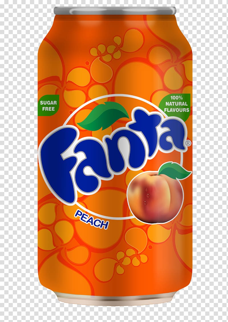 Fanta Orange drink Orange soft drink Fizzy Drinks, Can transparent background PNG clipart