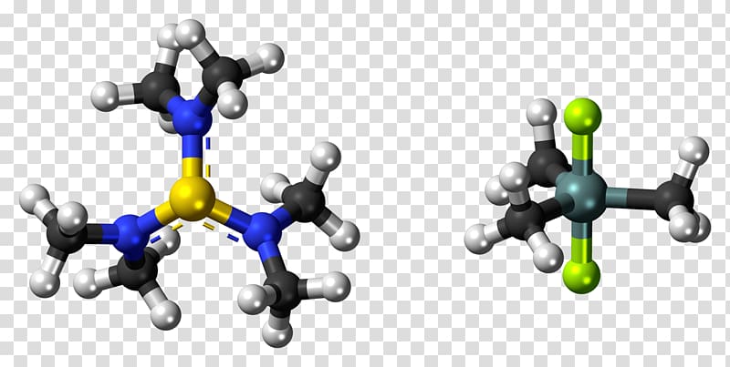 TASF reagent Caesium fluoride Ball-and-stick model, crystal ball transparent background PNG clipart