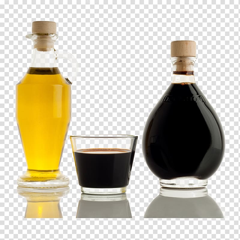 Red Wine Balsamic vinegar of Modena Olive oil Bottle, Glass bottles transparent background PNG clipart