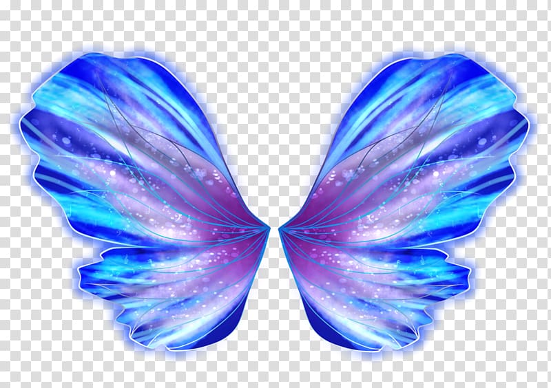 Musa Flora Tecna Mythix Sirenix, fairy wing transparent background PNG clipart