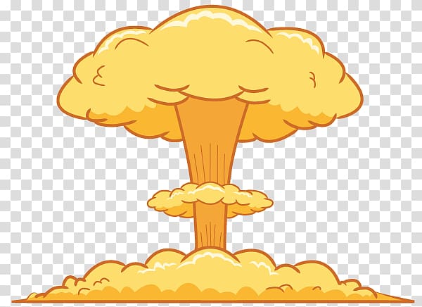 Mushroom cloud Nuclear weapon Explosion Bomb, mushroom Watercolor transparent background PNG clipart