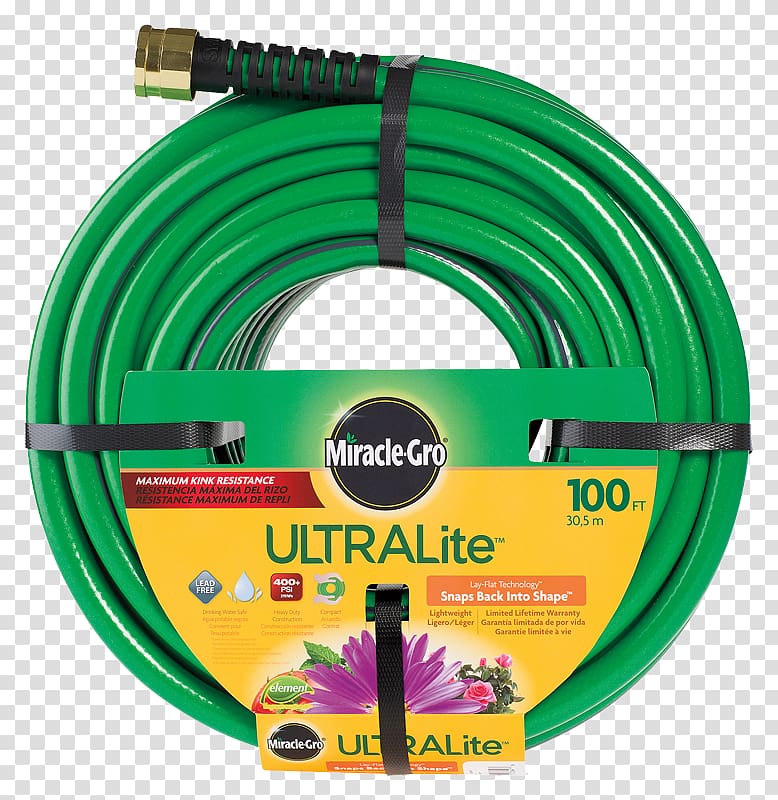 Garden Hoses Miracle-Gro Pipe, garden hose transparent background PNG clipart