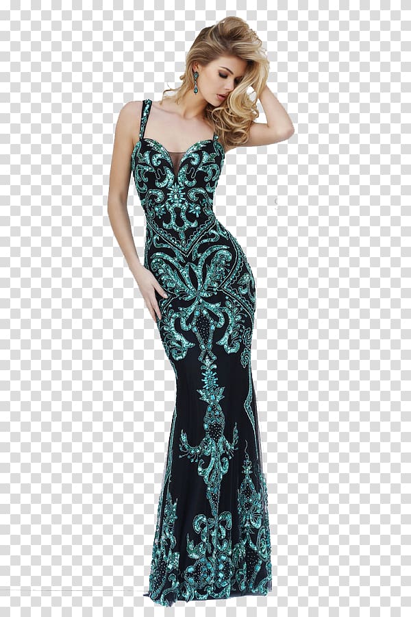 Gown Party dress Prom, dress transparent background PNG clipart