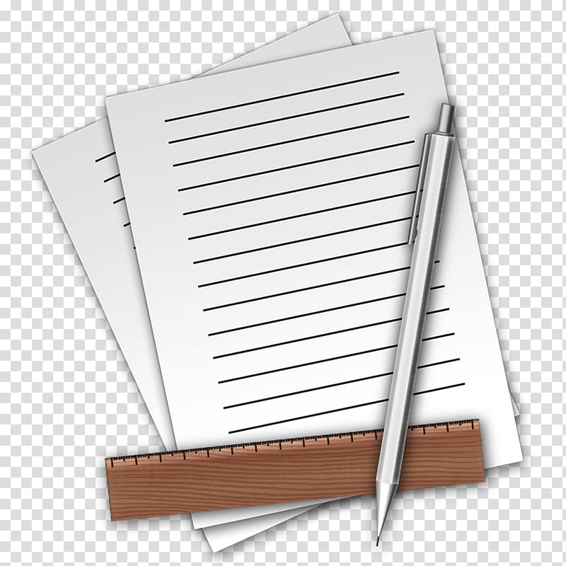 Paper Pages Apple Computer Software, writing transparent background PNG clipart