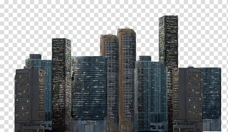 Skyscraper Skyline High-rise building Cityscape Tower, skyscraper transparent background PNG clipart