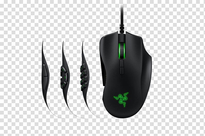 Computer mouse Razer Naga Razer Inc. Multiplayer online battle arena StarCraft, Computer Mouse transparent background PNG clipart