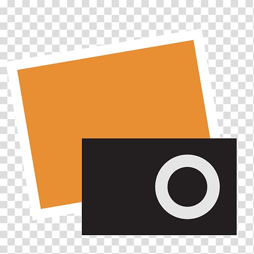 black camera , square brand yellow, Appicns i transparent background PNG clipart