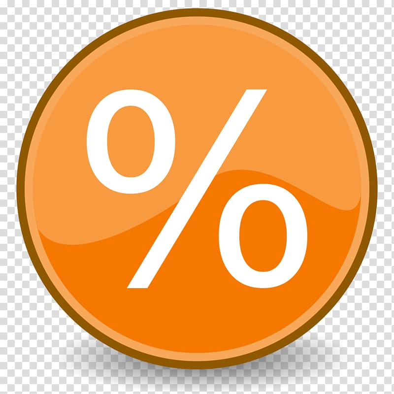 Percentage Percent sign Computer Icons , percent transparent background PNG clipart