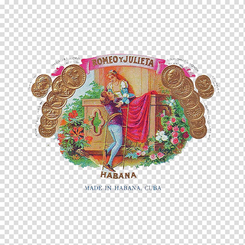 Romeo y Julieta Cigar Habanos S.A. Montecristo, cigar Box transparent background PNG clipart