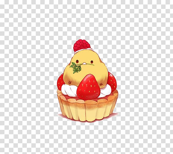 Dim sum Chicken Moe Food Petit four, Cup cake transparent background PNG clipart