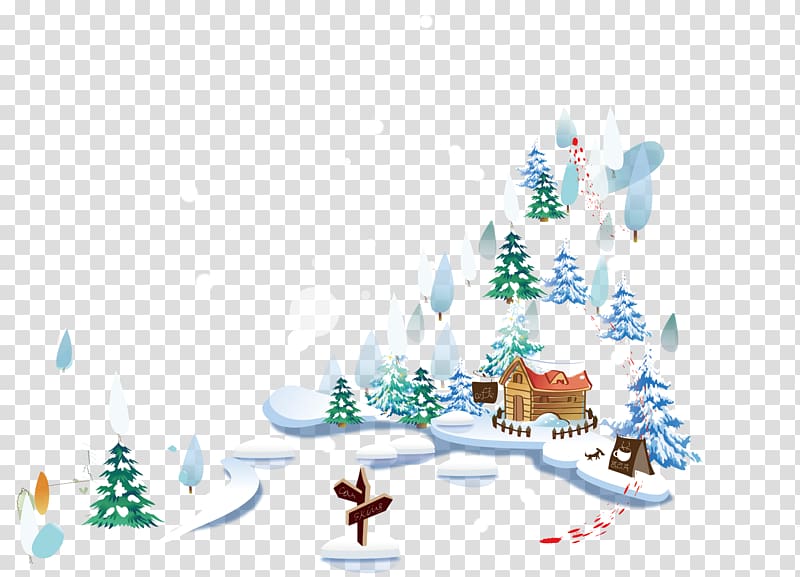 Daxue Snow Winter, Snowy Winter Snowy material transparent background PNG clipart