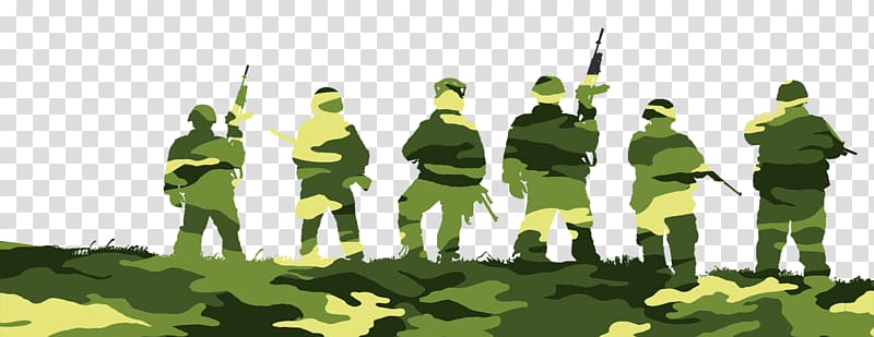 Soldier Computer file, Army green ink soldiers transparent background PNG clipart