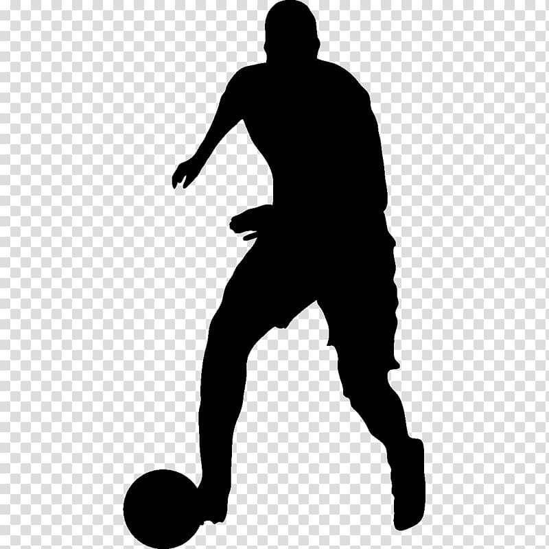 Football player Silhouette Sport UEFA Europa League, Silhouette transparent background PNG clipart