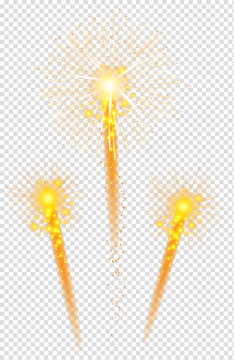 yellow fireworks, Petal Yellow, Fireworks transparent background PNG clipart