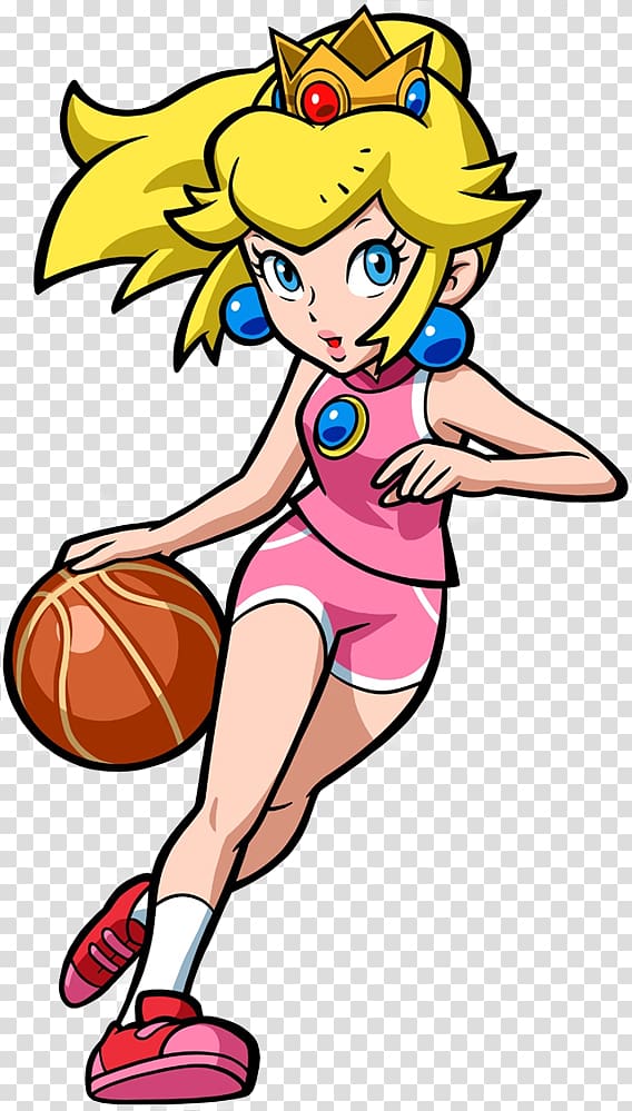 Super Princess Peach Luigi Princess Daisy Video game, Basket Ball transparent background PNG clipart