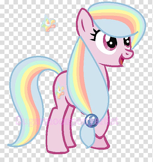 Pony Rarity Rainbow Dash Applejack Princess Luna, rainbow sugar transparent background PNG clipart