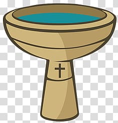 grail illustration, Baptismal Font transparent background PNG clipart